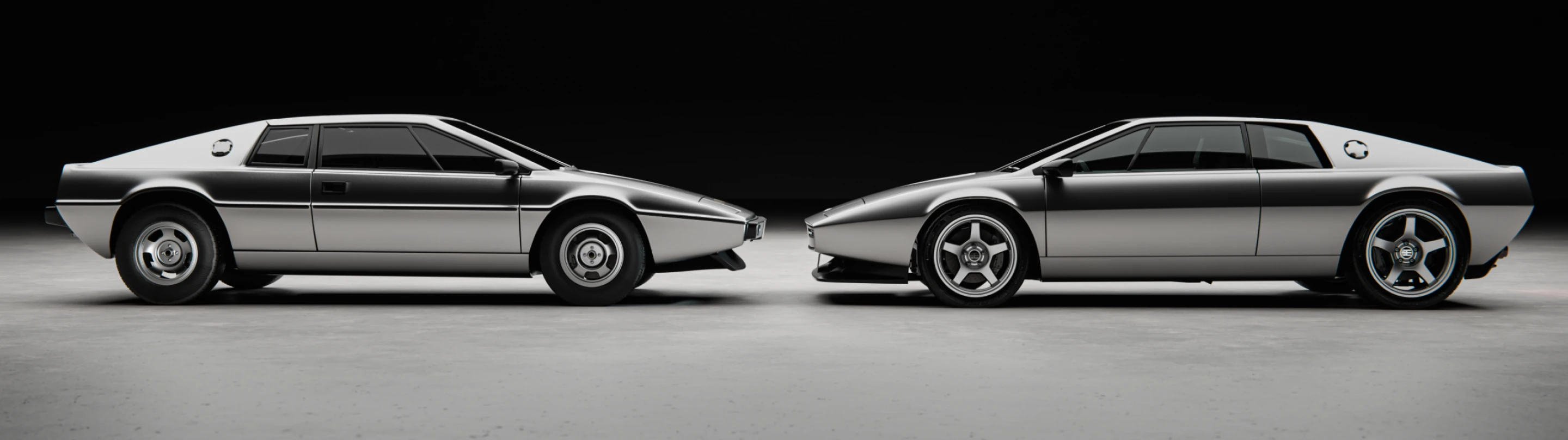Comparison of original and remastered Esprit design